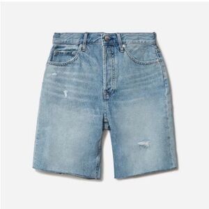 **NWT** Everlane The Cheeky Long Denim Jean Shorts